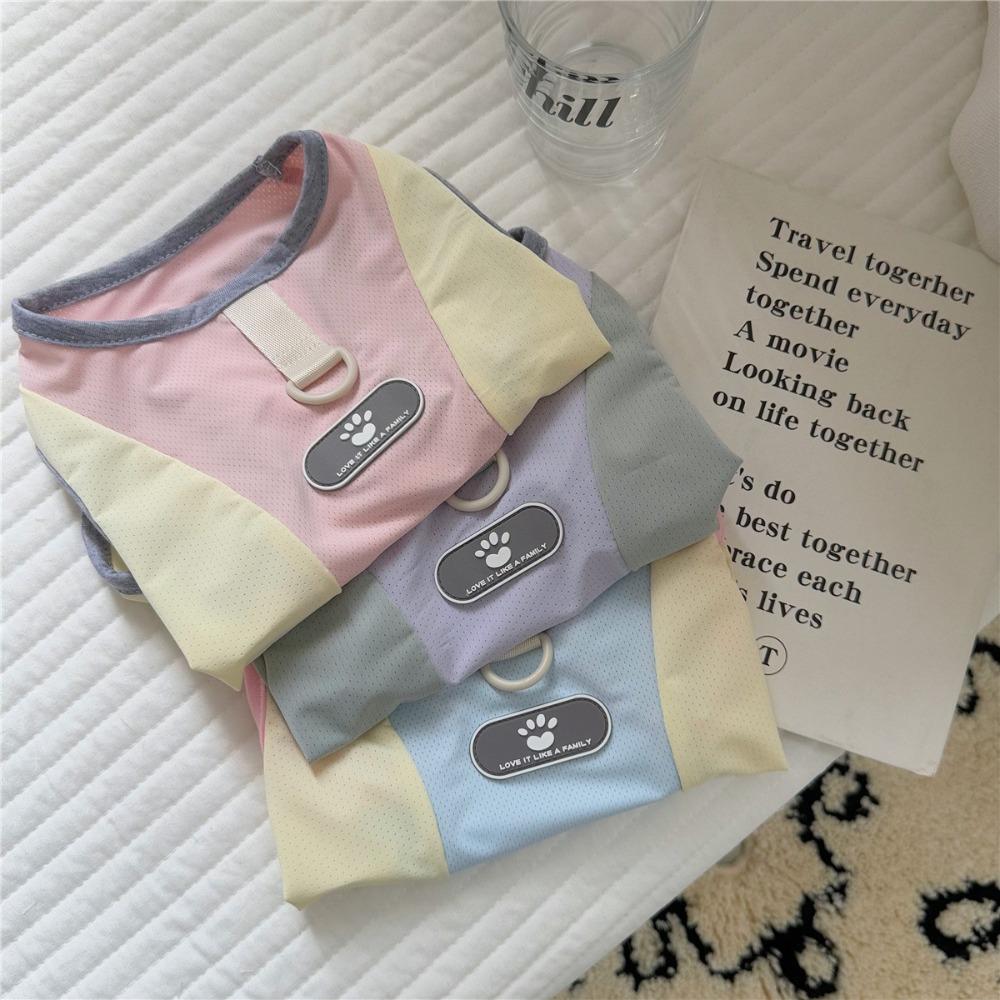 Thin Pet Mesh Vest Cute Pet Pullover Creative Pet Clothes  For Small Dog Cat