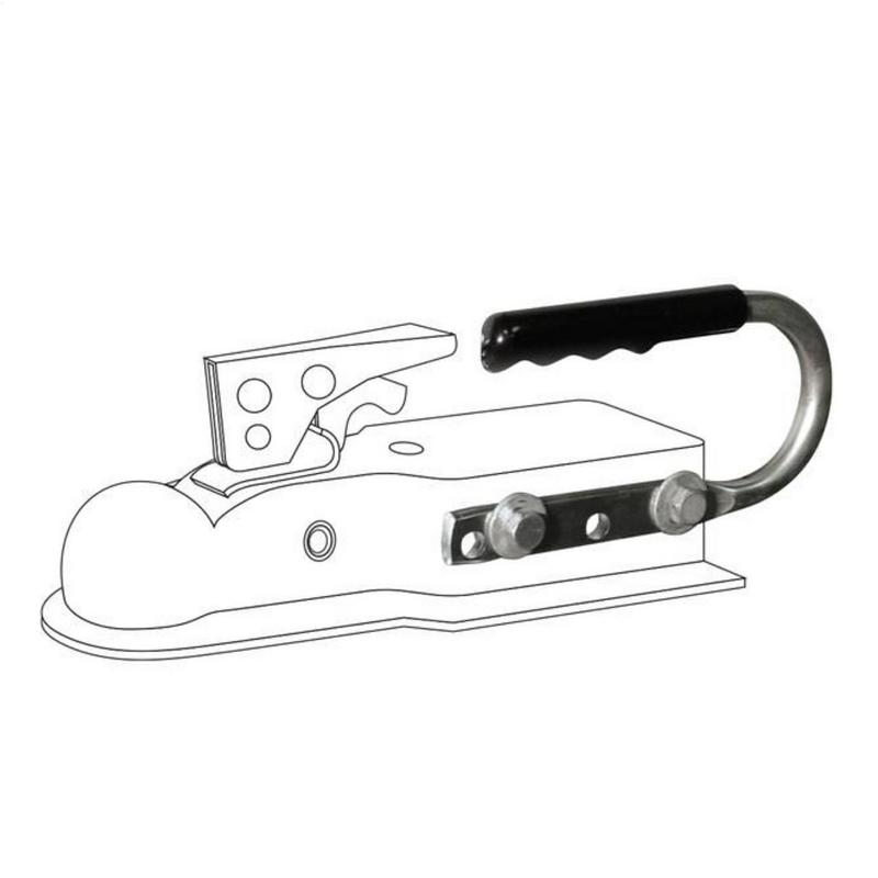 Trailer Tongue Handle Trailer Tongue Lift Handle Ergonomic Grip Coupling Connector For Vehicles Tow Boat RV Truck