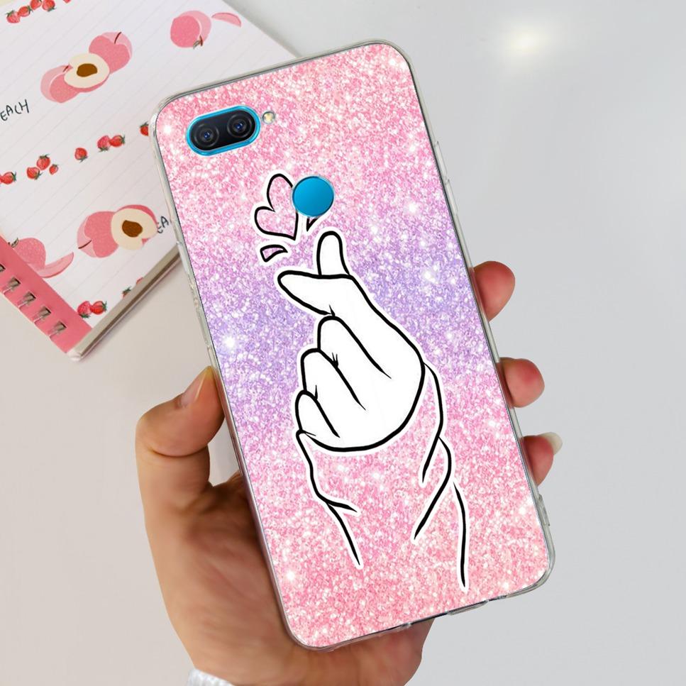 Case For Oppo A12 6.22" Cute Cartoon Dinosaur TPU Soft Silicone Clear Cover For Oppo A12 A 12 CPH2083 Phone Case Funda Bumper