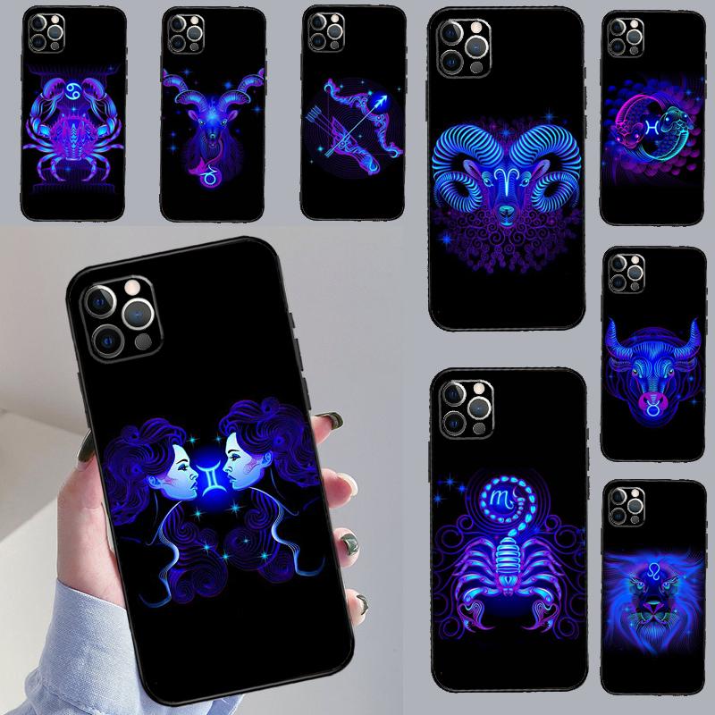 Чехол "Двенадцать созвездий" для Realme C67 C63 C55 C51 C75 C61 C53 C35 C65 C71 11 12 13 14 15 Pro Plus GT6 GT7 Pro