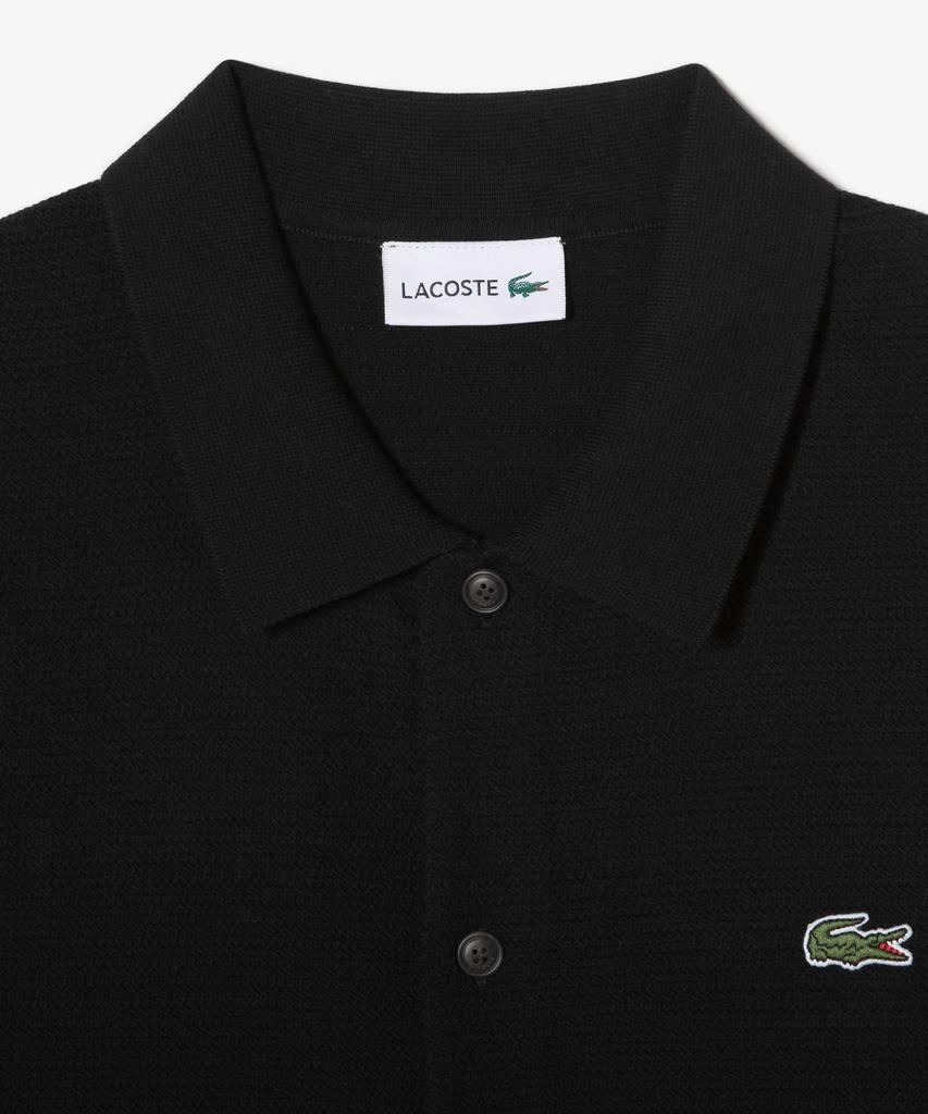 Мужской кардиган с коротким рукавом и воротником-стойкой Lacoste Ah457E-56G 031