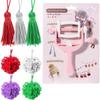 Pompom Makers Pom Pom Maker Tassel Maker Winder Tool for Fluff Ball Bobble Needle Weave DIY Wool Yarn Crochet Knitting Craft