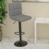 VidaXL Bar Stool Pub Seat Swivel Bar Chair Counter Stool Bistro Seat Home Interior Grey 334272