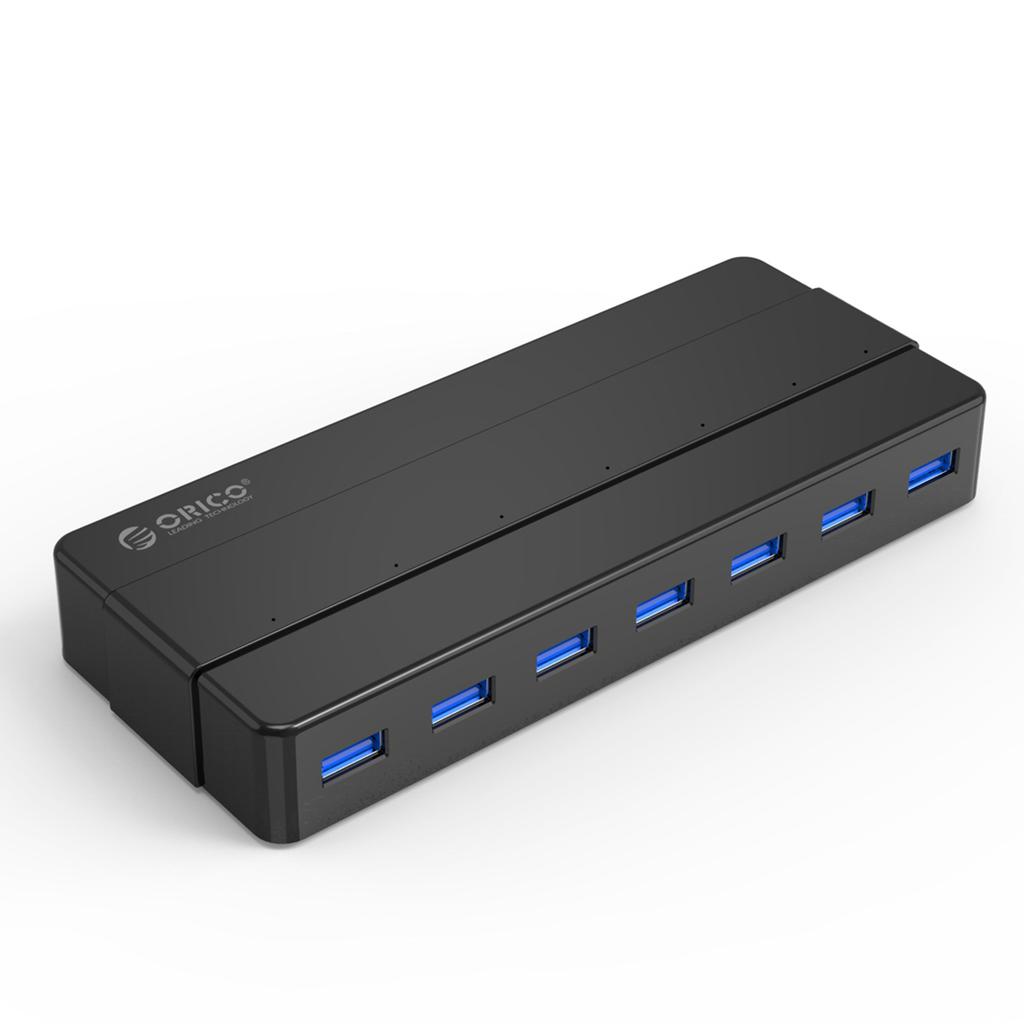 H7928-U3-V1 7x USB-A splitter hub - black