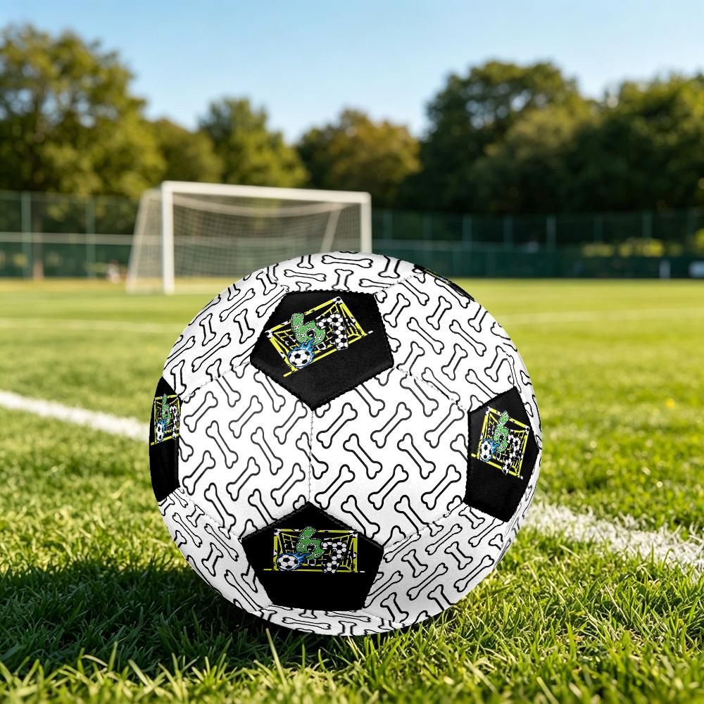 1PC Bone Soccer Fun Number Soccer Ball Size 5 Football Machine Sewn Indoor/Outdoor Universal Football Gift W19