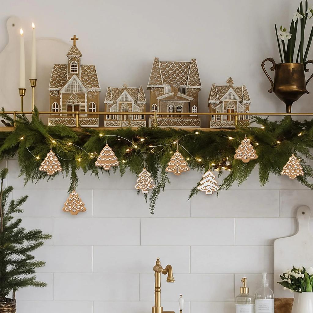 Украшения для рождественской елки, Подвесные украшения, Рождественские украшения, Подходят для рождественских елок, Зимние поделки 2D