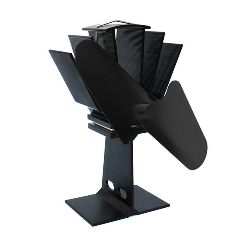 Четыре листа для замены вентилятора для печи, алюминиевый сплав, камин, четыре листа, отопление для дома, точная подгонка, легкая печь