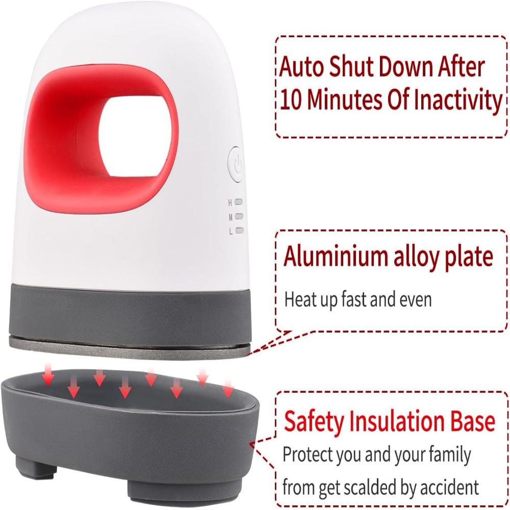 PPS + GF Mini Heat Press Machine Red Heat Transfer Machine Mini Portable Iron Press For Hats