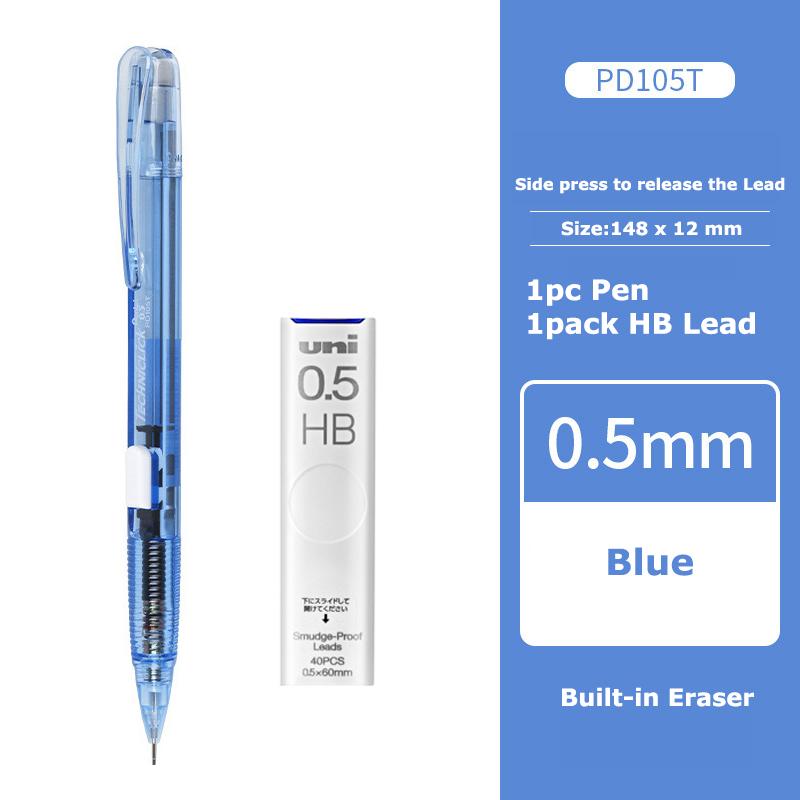 Япония Pentel Набор стержней для механического карандаша, Нескользящий цветной корпус, Боковая кнопка, Автоматические карандаши, Полезные школьные принадлежности для учеников