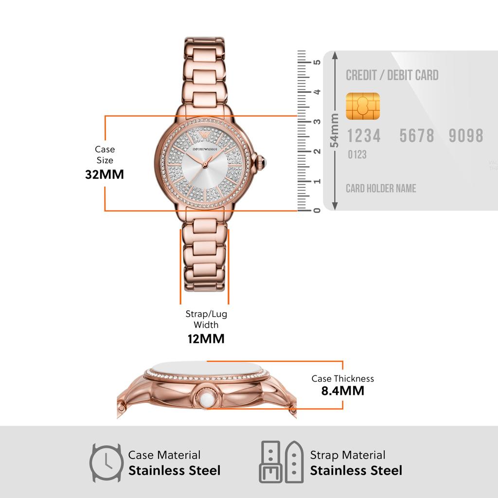 Часы AR11633 Gold [Emporio Armani] женские