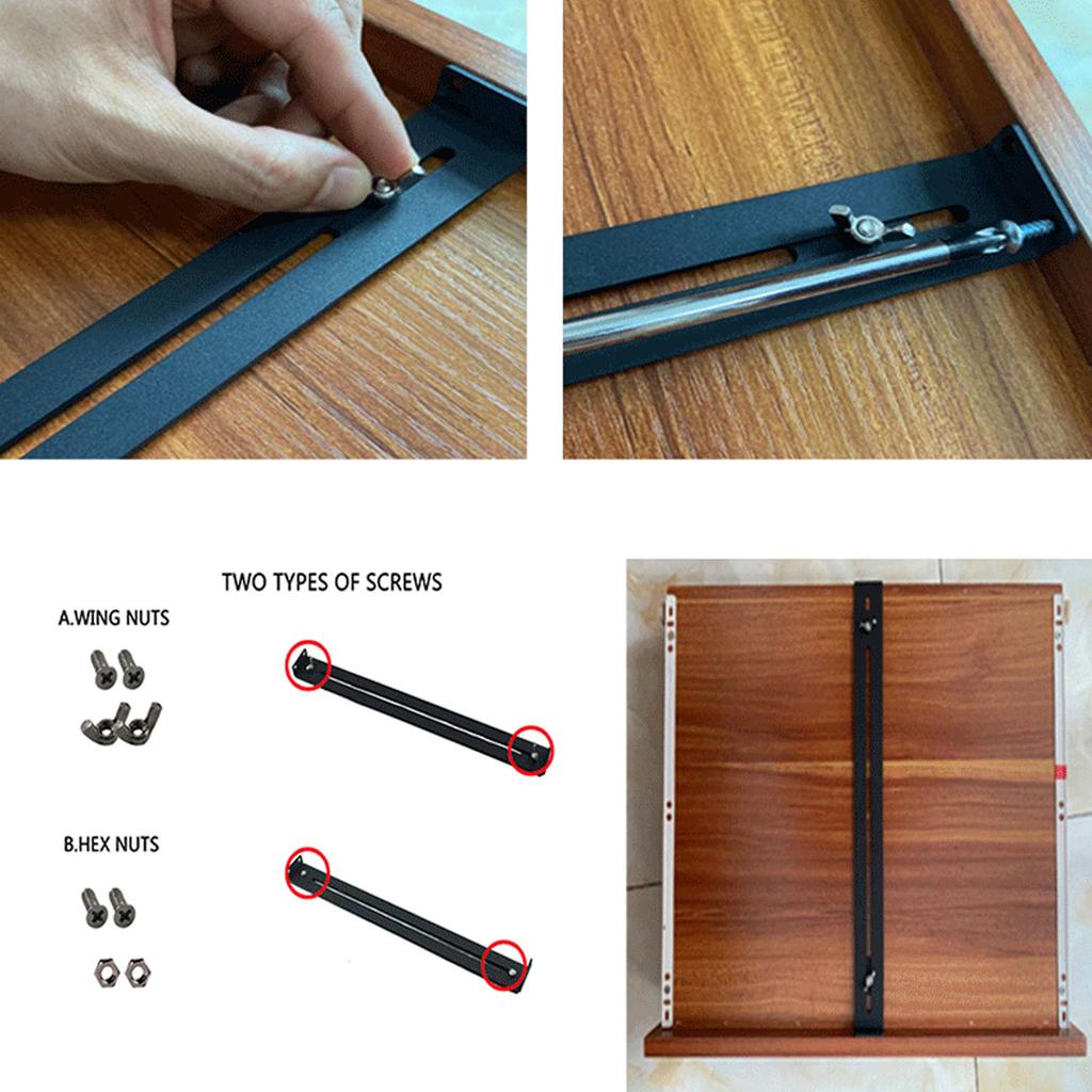 4 шт. Наборы для ремонта ящиков, аксессуары для ремонта мебели, кронштейн для среднего крепления ящика, фурнитура для укрепления и ремонта поломки