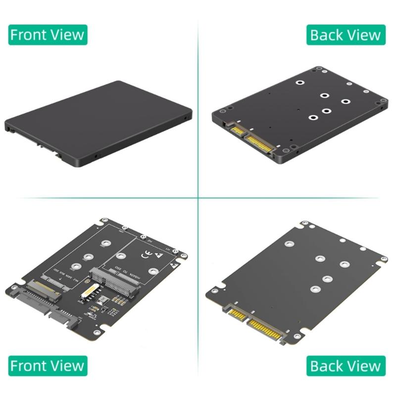 Корпус-адаптер для SSD M.2 NGFF Msata на 2,5-дюймовый SATA3.0, Защитный корпус для SSD M.2 2230 2242 2260 2280