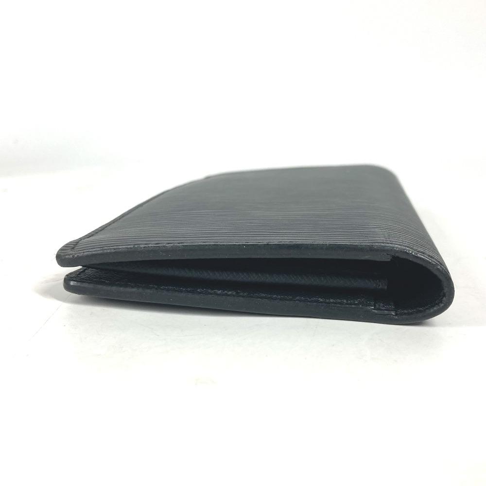 Louis Vuitton M60622 Epi Portefeuille Brazza bifold Long Wallet Noir Black