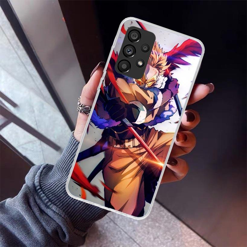 Чехол для телефона Hawks MHA My Hero A-Academy для Samsung Galaxy A17 A57 A37 A16 A26 A36 A56 A15 A25 A35 A55 A14 A13 A54 A53 A34 A24 A3