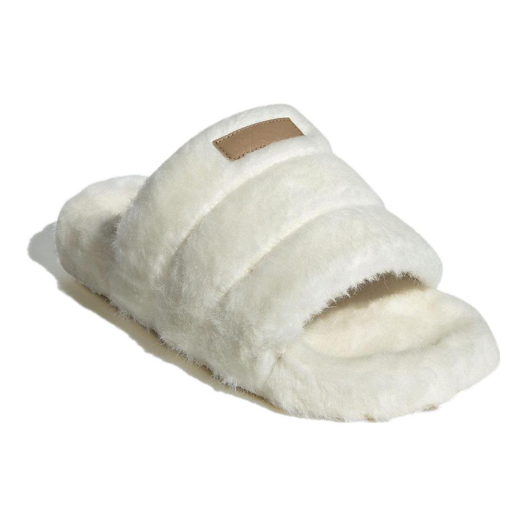 Adidas Originals Adilette Outdoor One-Piece Comfortable Versatile Casual Rubber Sole Massage Slide Sandals Women Sandals White IF3965