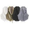 Fashion Style 2024 Summer New Arrival Women's Stylish Easiest for Match Back Opening Design Vest Tops 4749764
