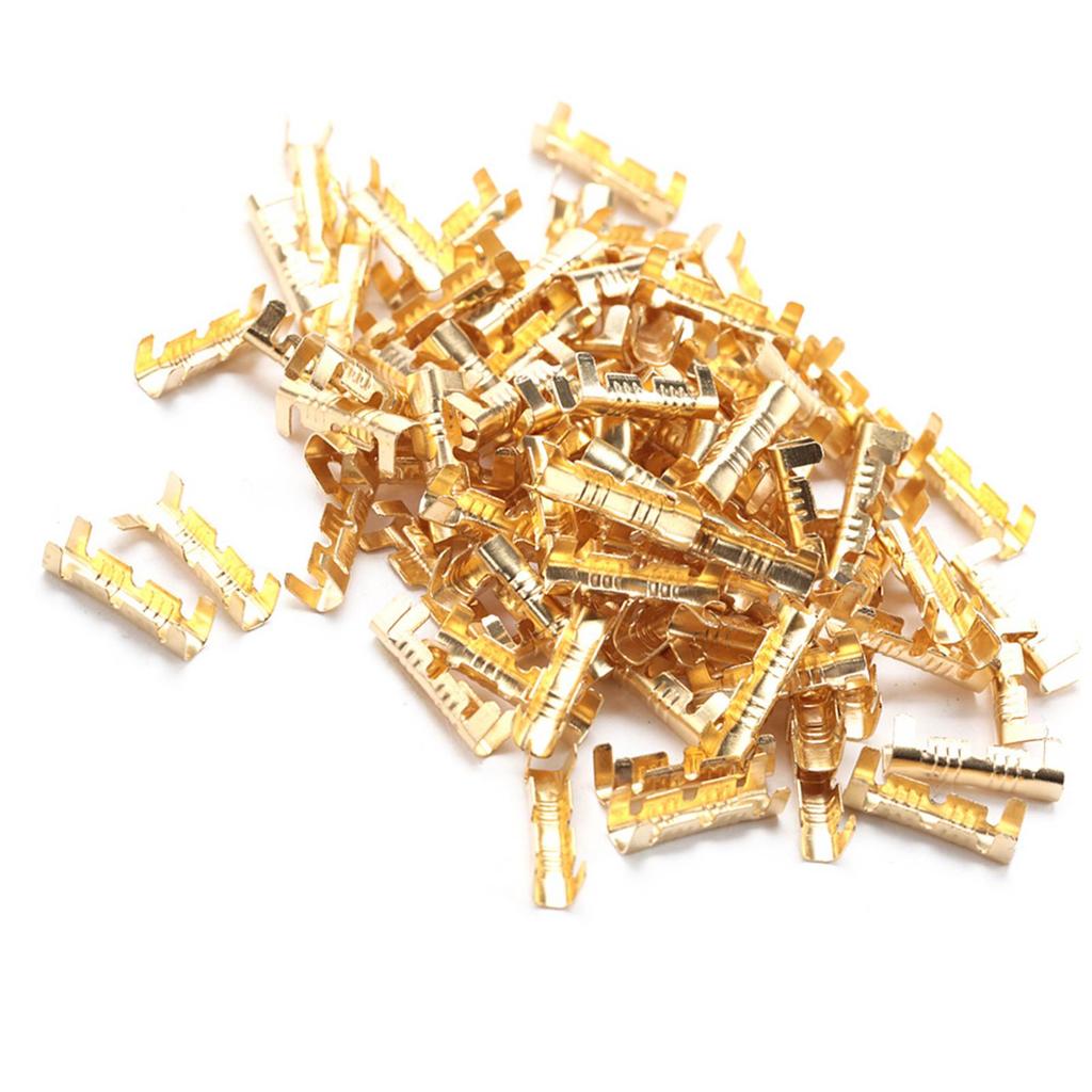 100pcs Docking Connector Line Pressing Button Quick Wiring Terminals 0.5 1.5mm Square