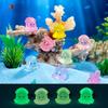 Micro Landscape Marine Animals Luminous Squid Small Octopus Resin Crafts Diy Aquarium Aquarium Decorations