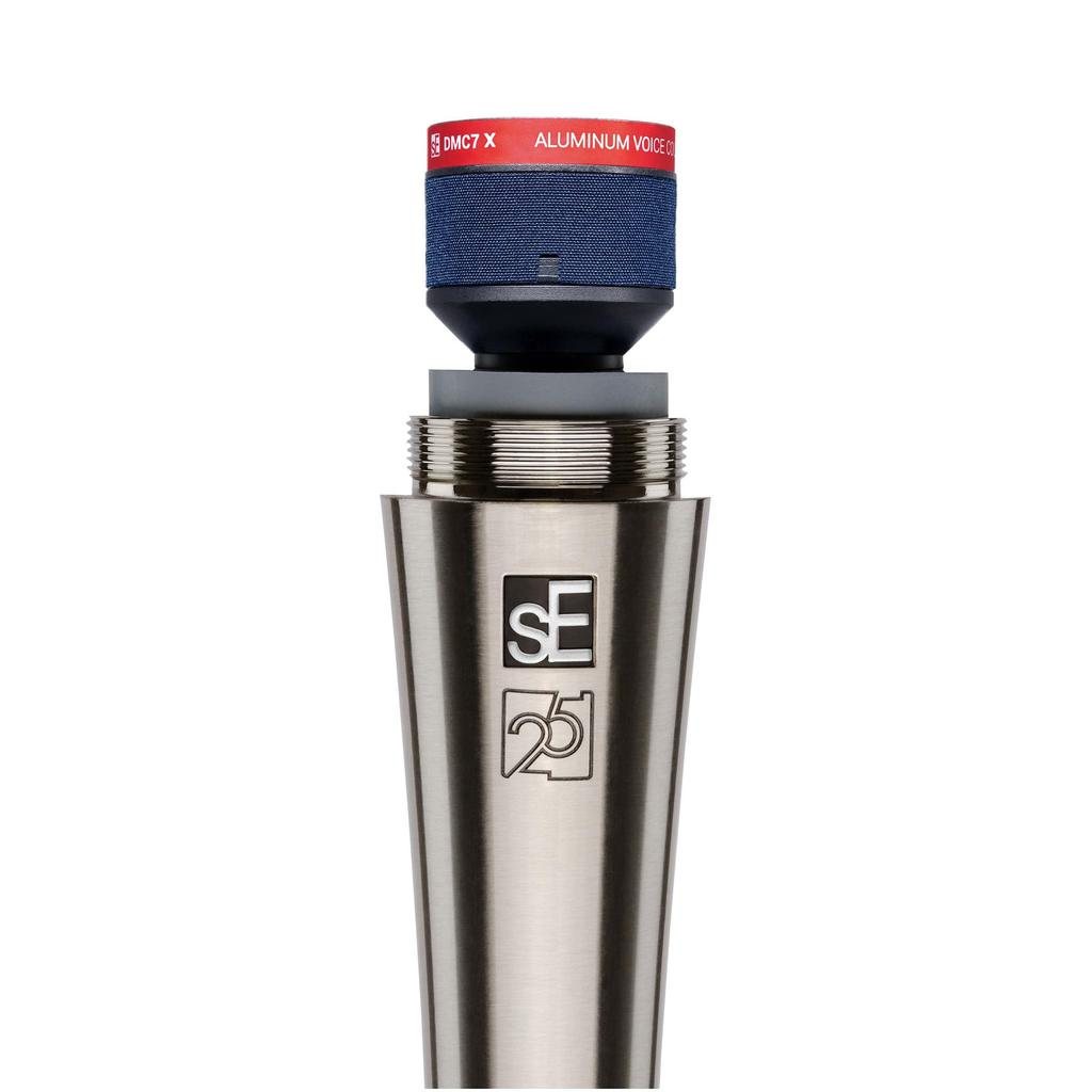 sE Electronics V7 Anniversary Edition Handheld Dynamic Supercardioid Nickel-25th Microphone,