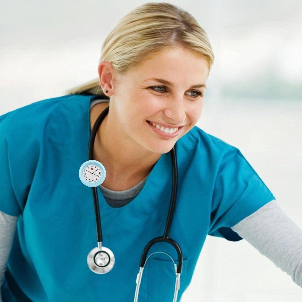 Прозрачные аксессуары для стетоскопа, точные карманные часы, портативные часы-стетоскоп для медсестры