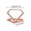 10pcs Diamond Shape Metal Memo Holder Table Placecard Holder Photo Clip Card Display Stand Wedding Table Number Holder Stands