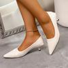 Fashion Ladies Shoes 2025 New Fashion Women's High Heels Pointed Toe Thin Heels Shallow Slip On Pumps for Classics Dress Office & Career