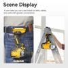 Крючок-ремешок для электродрели для Makita, Bosch, Dewalt, Ryobi, Worx - Зажим-держатель на пояс для инструмента 18В/20В, Крючок-брелок, Гараж, Мастерская