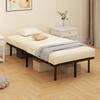 3Ft Single Bed Frame Metal Platform Bed Frame With 2 X 14 Wood Slats No Box Spring Needed Underbed Storage Black