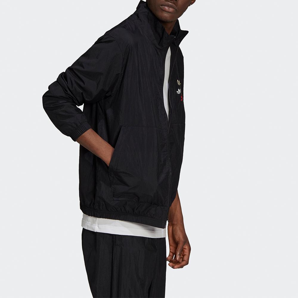 adidas Originals Trefoil St Woven Track Jacket Мужская верхняя одежда Черный H37735