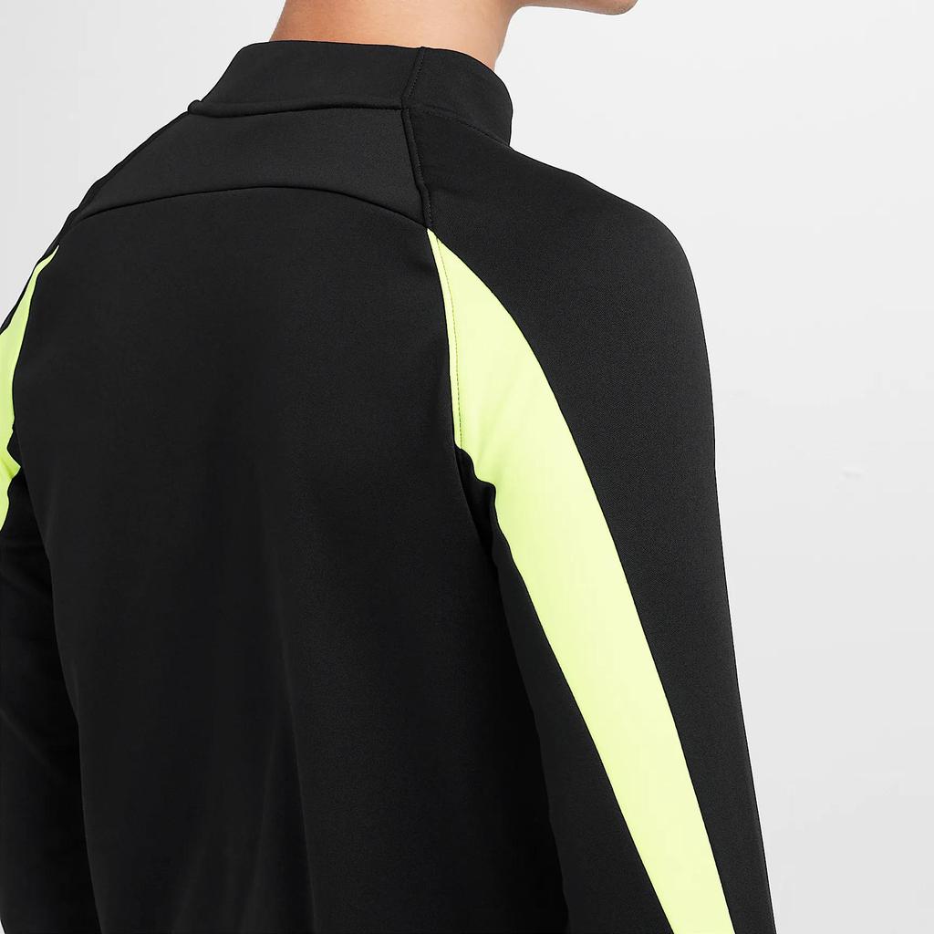 Nike Therma-Fit Academy Drill Top Solid Color Comfortable Fashion Versatile Warm Long Sleeve T-Shirt Men tops Black FB6817-013