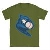 A BlueJaysBird Holding a Baseball TShirt for Unisex Fashion Pure Cotton Tees Crew Neck Short Sleeve T Shirt Printed Clothing