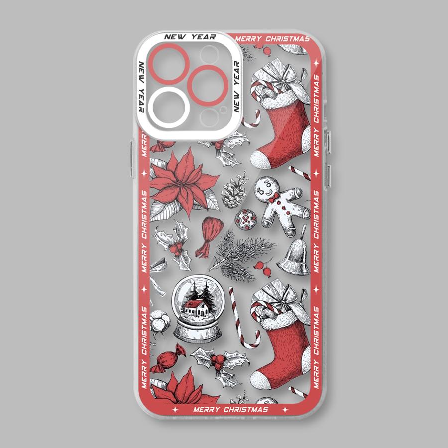 Зимний чехол Merry Christmas для Redmi Note 10 12 13 4G 5G 10S 10Pro 10Lite 11 11S 11Pro 12Pro 13Pro 4G5G 11 12 13ProPlus5G
