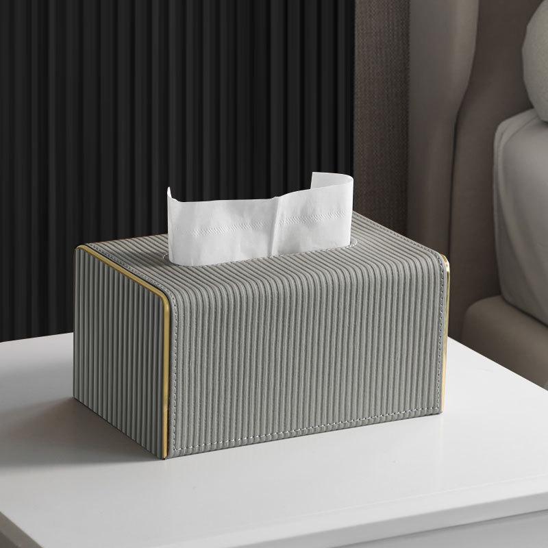 Новая роскошная коробка для салфеток в европейском стиле, высококачественный кожаный держатель для салфеток, коробки для салфеток для гостиной, ванной комнаты, домашнего декора