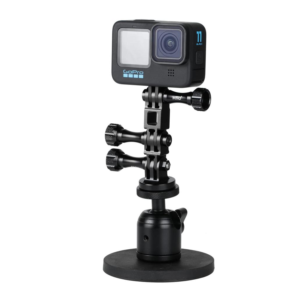 HSU Action Camera Extension Arm Gopro Extension Adapter Aluminum Gopro Mount with Wrench and Screws Action Camera Accessories for GoPro