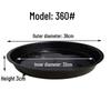 Thickened Round Plastic Flower Pot Water Tray - Large Draining Base for Succulents & Golden Pothos.