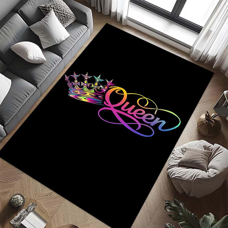 Royal Crown Elegance carpet floor mats printing Room Bathroom mat Art