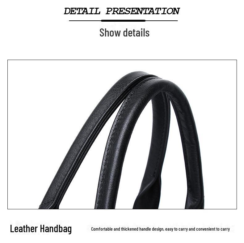 Большой вместительный мужской деловой портфель и сумка-тоут из натуральной кожи