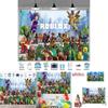 Баннер для украшения дня рождения в стиле игры Roblox для мальчиков 5x3 Этилен Фотофон Ткань