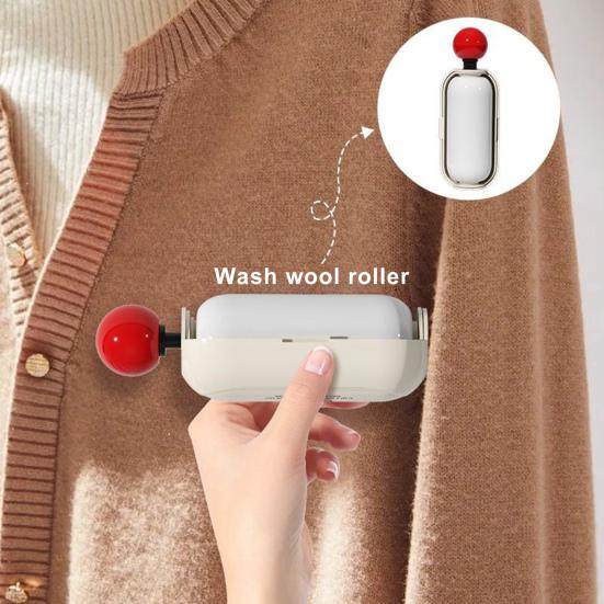 Портативный ролик для удаления катышков для одежды и мебели 2 в 1, моющийся, многоразовый, мини