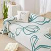 Nordic Simple Modern Flower Sofa Towel Full Cover Cloth All-Inclusive Sofa Cushion Fabric Cushion Non-Slip Four Seasons Universal