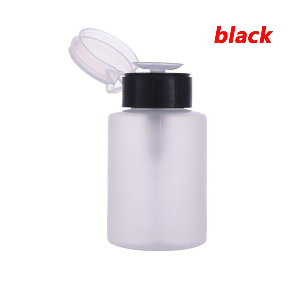 Manicure Liquid 60mL Clean Acetone Pump Dispenser Container Nail Polish Remover Empty Bottle