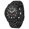 Steel Band Quartz Watch, Fashionable Multifunctional Chronograph Quartz Watch, Casual Men's Watch