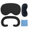 4 in 1 Silicone Eye Mask Cover for VR Headwear Shockproof Protective Case with Lens Cover Face Pad