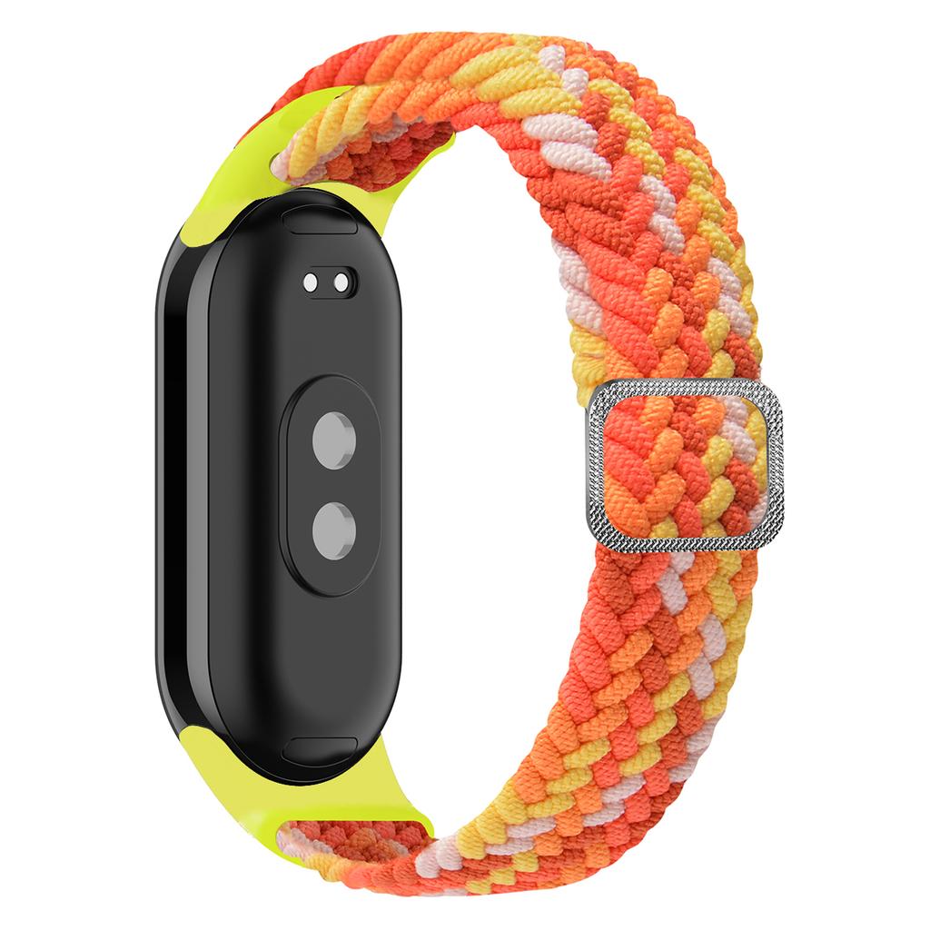 For Xiaomi Smart Band 9 NFC/9/8 NFC/8 Stretchy Nylon Watch Band Adjustable Braided Sport Strap