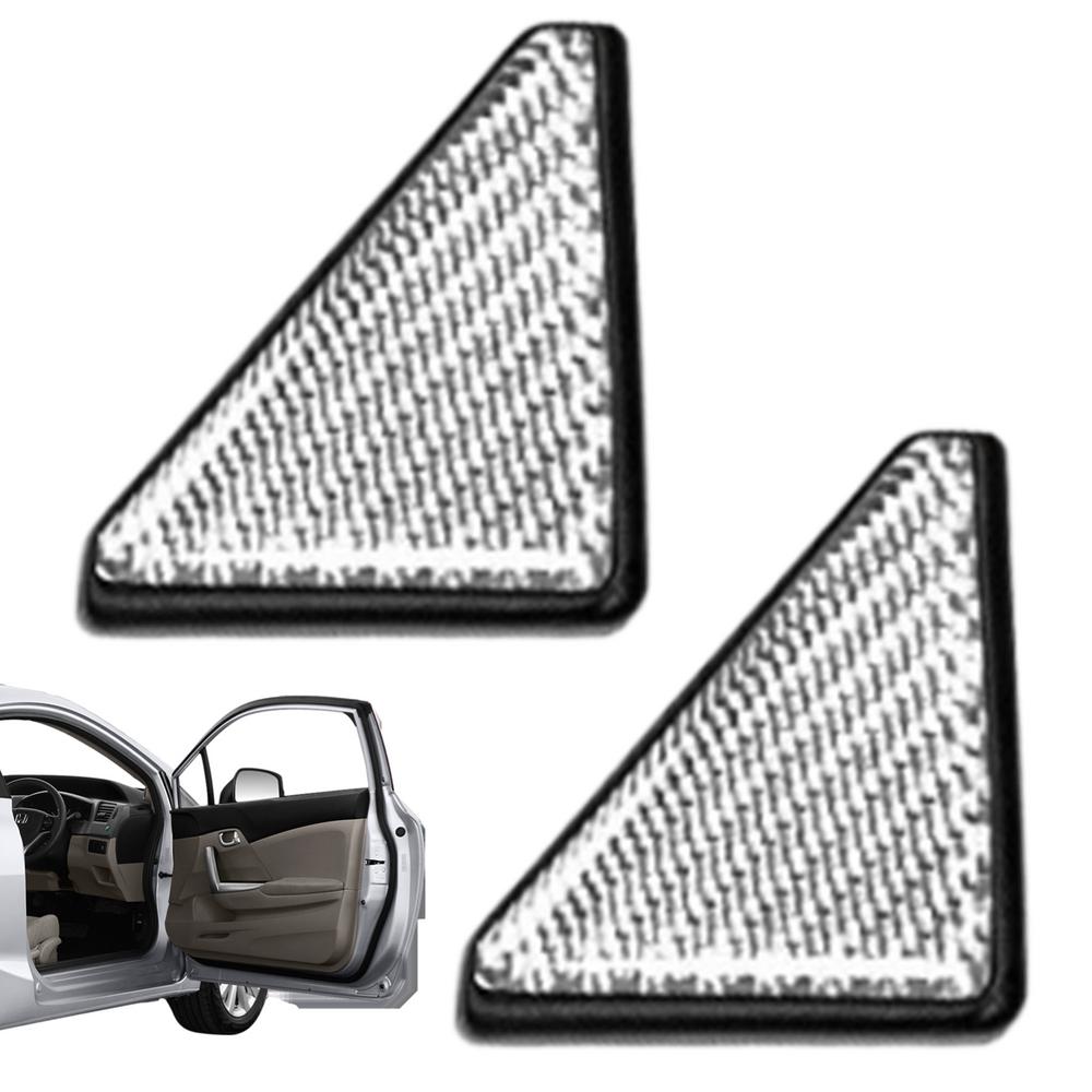 Защитная наклейка на край двери автомобиля из углеродного волокна, защитная наклейка на угол двери, прямоугольный дизайн, средство защиты автомобиля для внедорожников, грузовиков