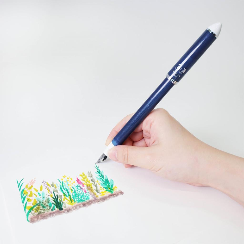 Sailor Fude de Mannen Каллиграфическая перьевая ручка 30-летний юбилей Reimei, издание, синяя, 40°, 10-0344-040