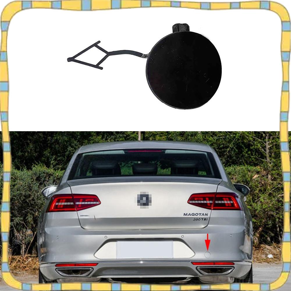L17A-Auto Rear Bumper Towing Tow Hook Eye Cover Cap For Passat B8 2017 2018 2019 3G5807441