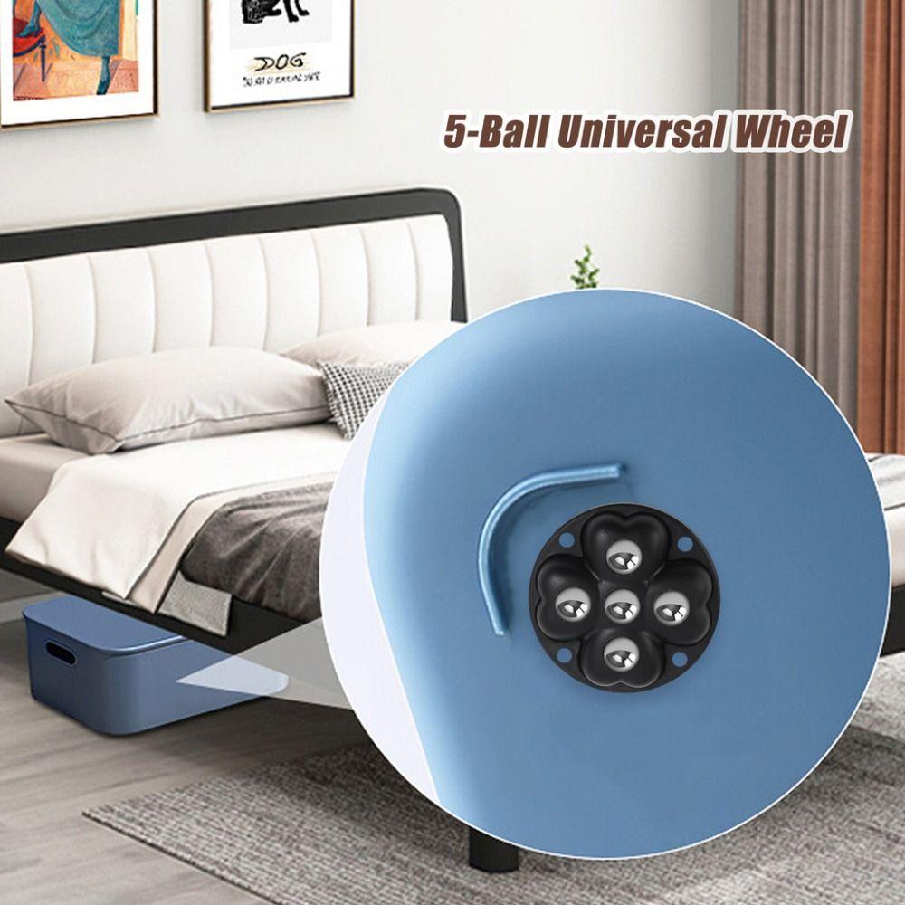 4 шт. Самоклеящиеся мебельные ролики, вращающиеся на 360°, ролик для ящика для хранения, новый шкив