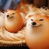 1/2/5Pcs Shiba-Inu Soft Egg Toy with LED Slow Rebound Stress Anxiety Relief Portable Kids Teens Adults