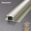 Настенная панель Угловой светодиодный алюминиевый профиль 5/8 мм Встроенная настенная плитка Закрывающая кромка Барная лента Домашний декор Линейное освещение